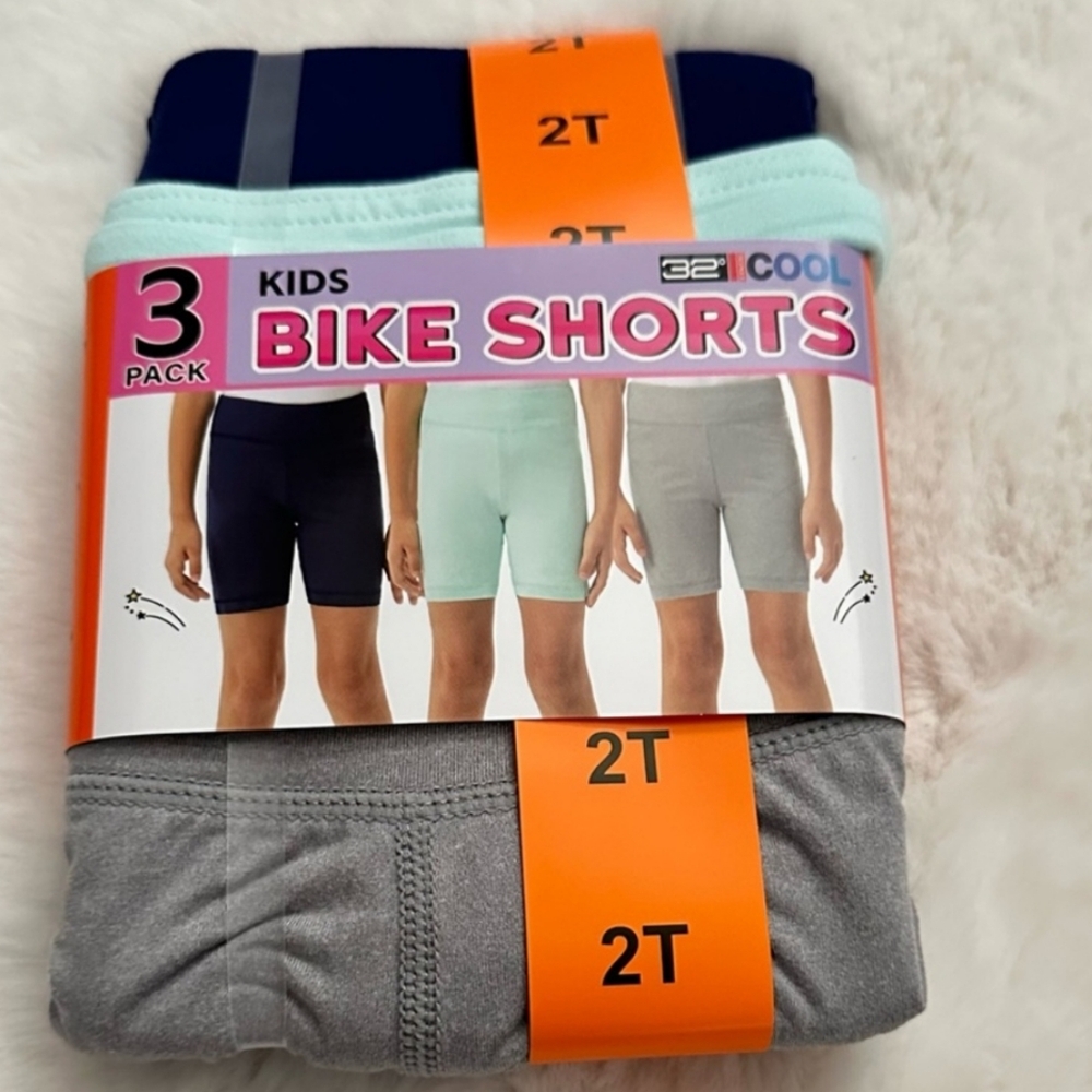 32 Degrees Kids' 3-pack Bike Short
